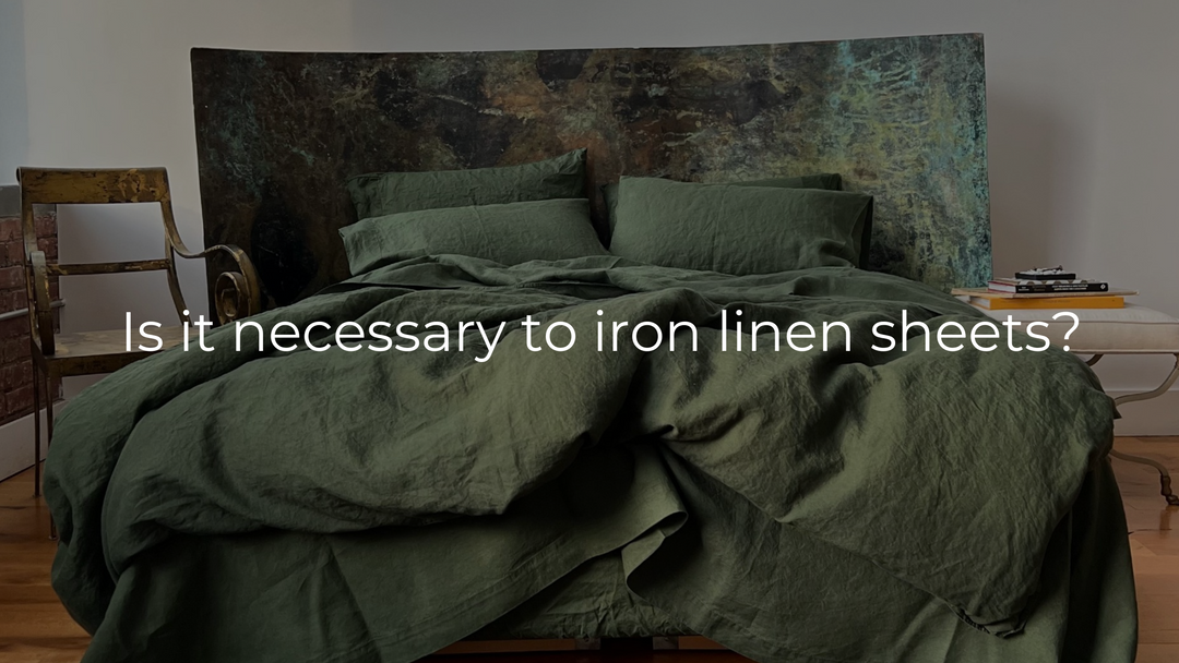 is it necessary to iron linen sheets?