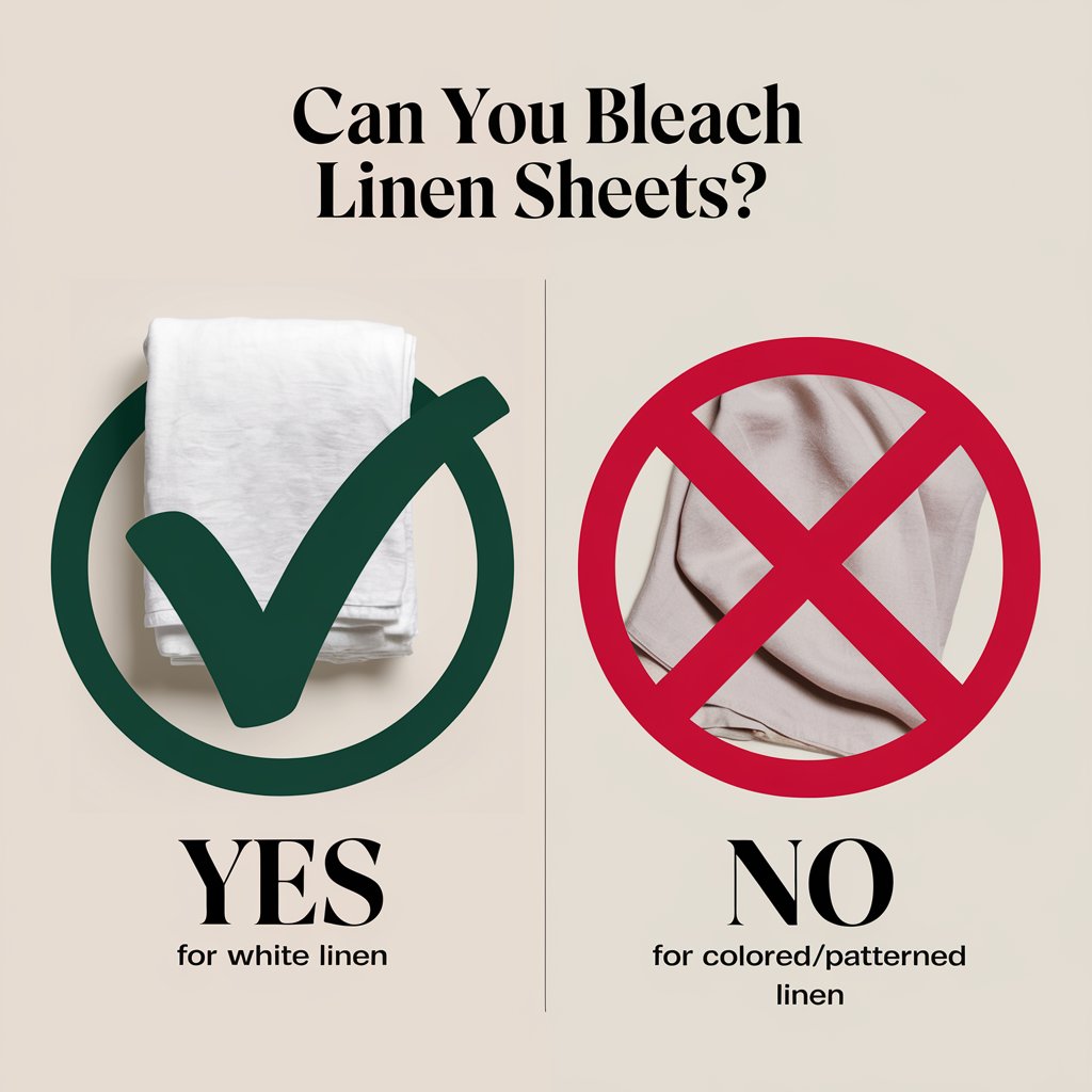 How to bleach linen sheets?