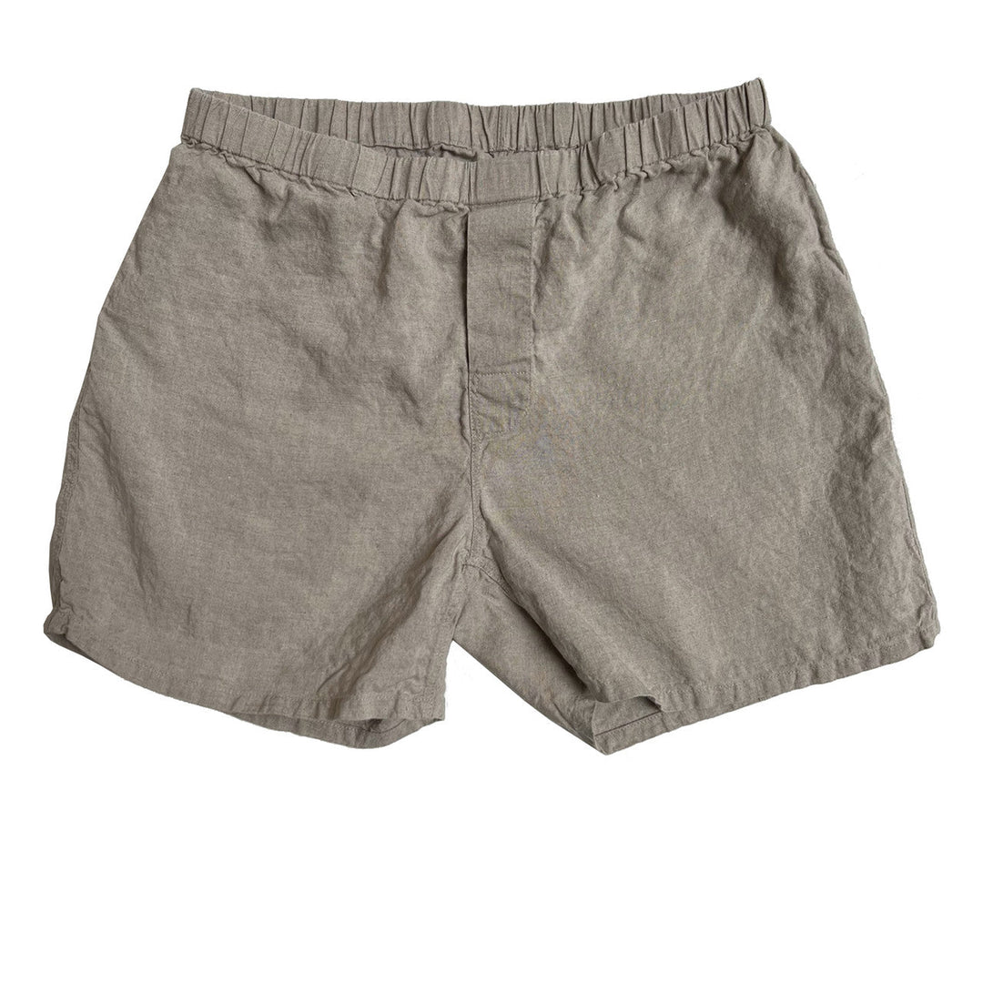 Mens Linen Underwear, Gift for Him, Boxer for Men, Mans Organic Clothes,  Sleep Shorts, Basic Shorts, Natural Shorts 