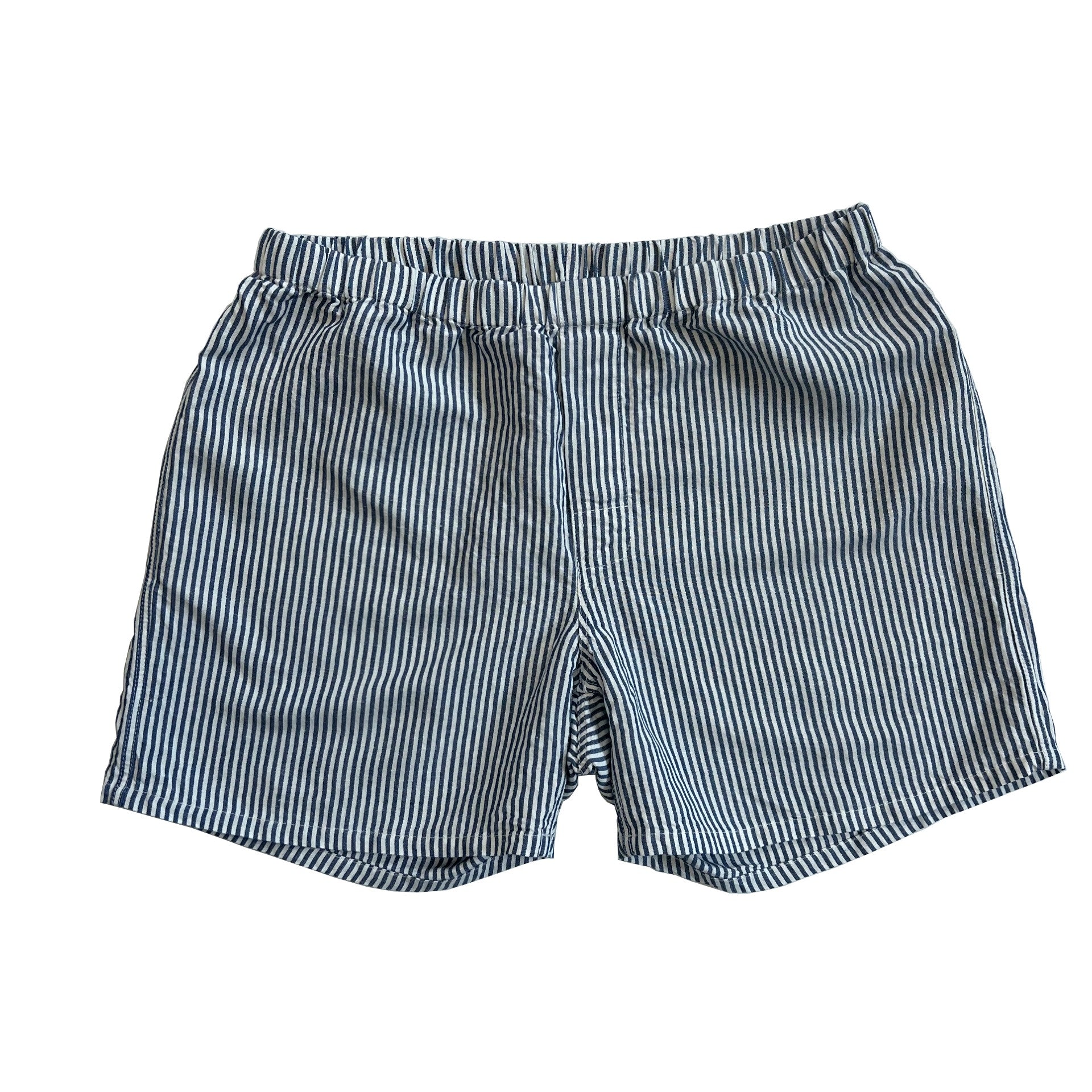 Small Blue Stripe Boxer Shorts - Snug 32