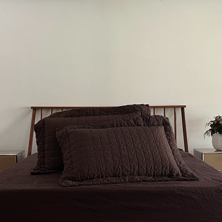 Espresso Linen Pillowcase