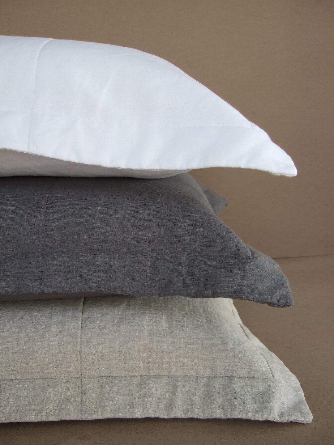 Black Linen Pillowcase